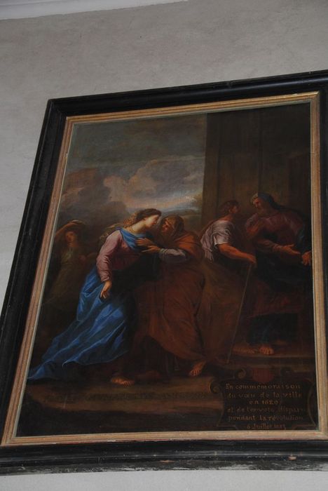 tableau : La Visitation, vue générale - © Ministère de la Culture (France), Médiathèque du patrimoine et de la photographie, Conservation des antiquités et des objets d’art de l’Ardèche – Tous droits réservés