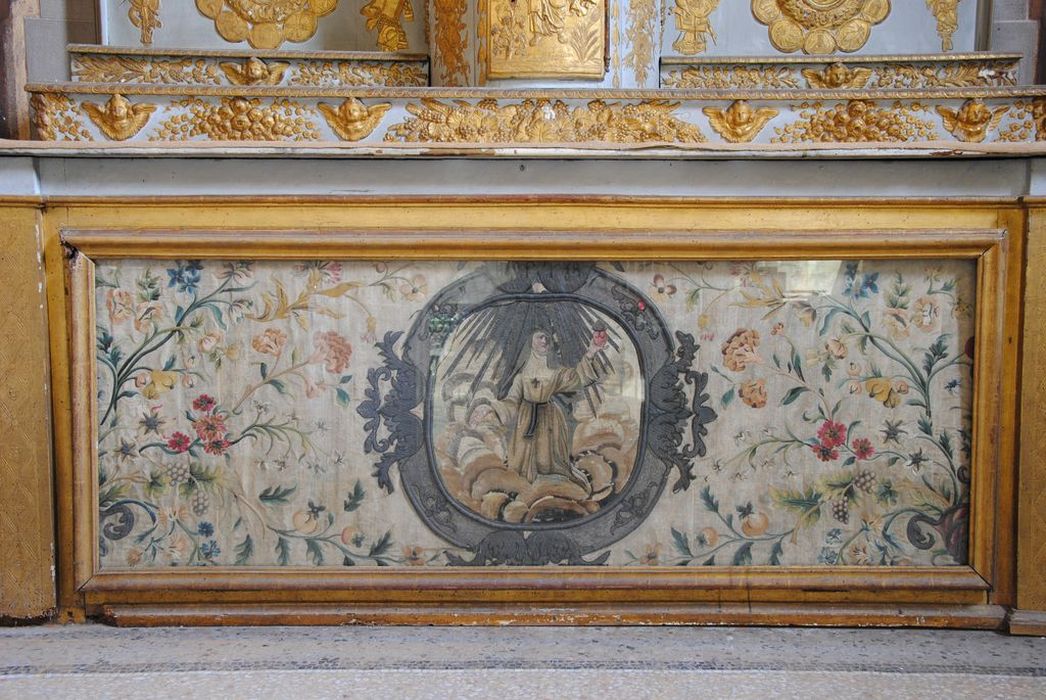 antependium, vue générale - © Ministère de la Culture (France), Médiathèque du patrimoine et de la photographie, Conservation des antiquités et des objets d’art de l’Ardèche – Tous droits réservés
