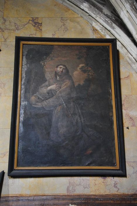 tableau : saint François-d'Assise, vue générale - © Ministère de la Culture (France), Médiathèque du patrimoine et de la photographie, Conservation des antiquités et des objets d’art de l’Ardèche – Tous droits réservés