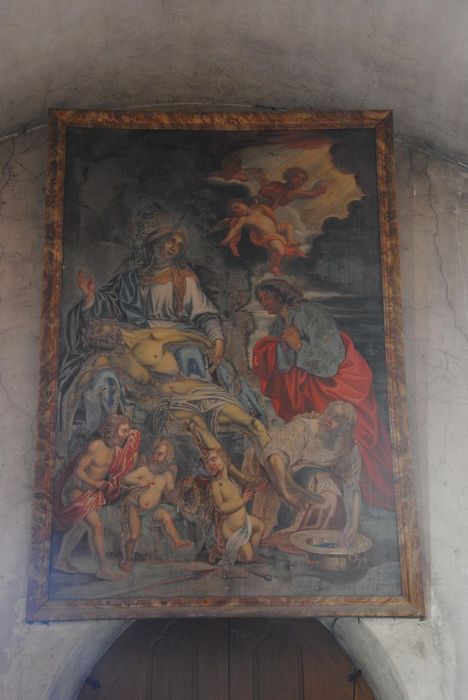 tableau : La Déploration, vue générale - © Ministère de la Culture (France), Médiathèque du patrimoine et de la photographie, Conservation des antiquités et des objets d’art de l’Ardèche – Tous droits réservés