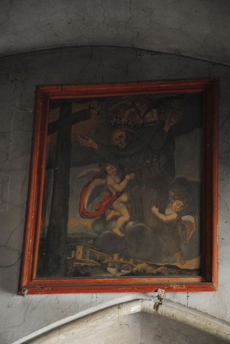 tableau : Saint François en prière, vue générale - © Ministère de la Culture (France), Médiathèque du patrimoine et de la photographie, Conservation des antiquités et des objets d’art de l’Ardèche – Tous droits réservés