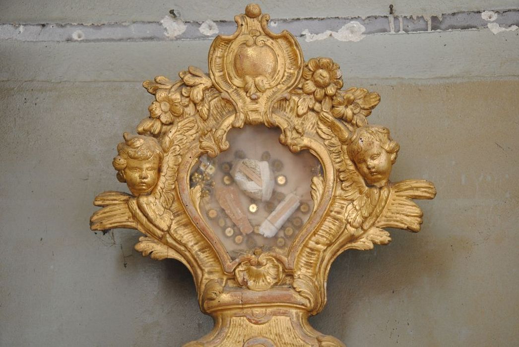 reliquaire, vue partielle - © Ministère de la Culture (France), Médiathèque du patrimoine et de la photographie, Conservation des antiquités et des objets d’art de l’Ardèche – Tous droits réservés