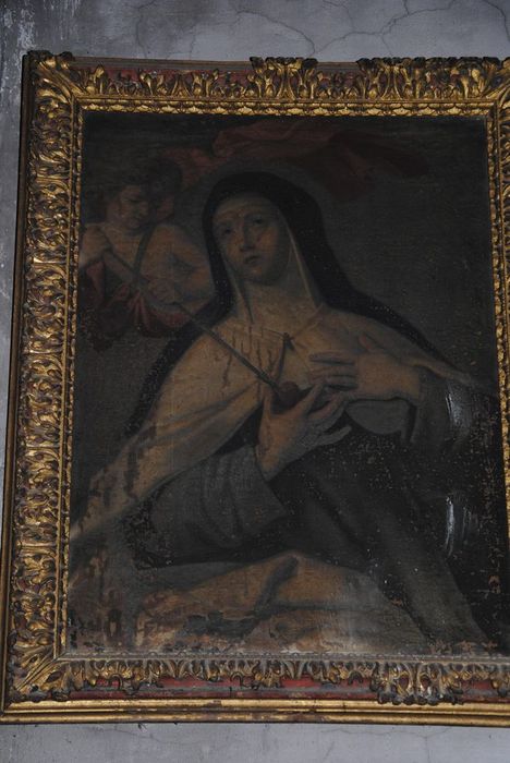 tableau : saint Thérèse d'Avila, vue générale - © Ministère de la Culture (France), Conservation des antiquités et des objets d’art de l’Ardèche – Tous droits réservés