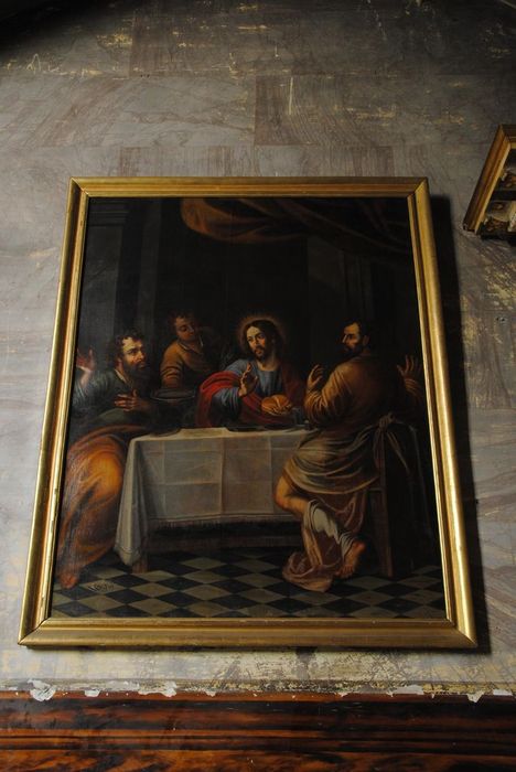 tableau : disciples d'Emmaüs (les), vue générale - © Ministère de la Culture (France), Médiathèque du patrimoine et de la photographie, Conservation des antiquités et des objets d’art de l’Ardèche – Tous droits réservés