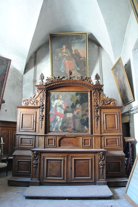 meuble de sacristie, vue générale - © Ministère de la Culture (France), Conservation des antiquités et des objets d’art de l’Ardèche – Tous droits réservés