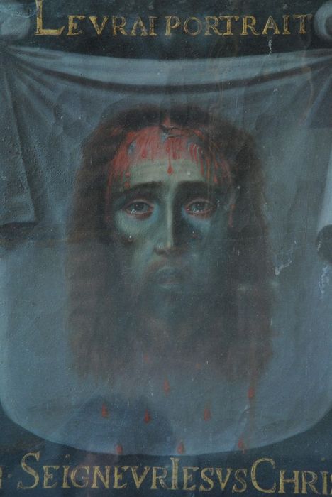 tableau : Sainte face (la), vue partielle - © Ministère de la Culture (France), Médiathèque du patrimoine et de la photographie, Conservation des antiquités et des objets d’art de l’Ardèche – Tous droits réservés
