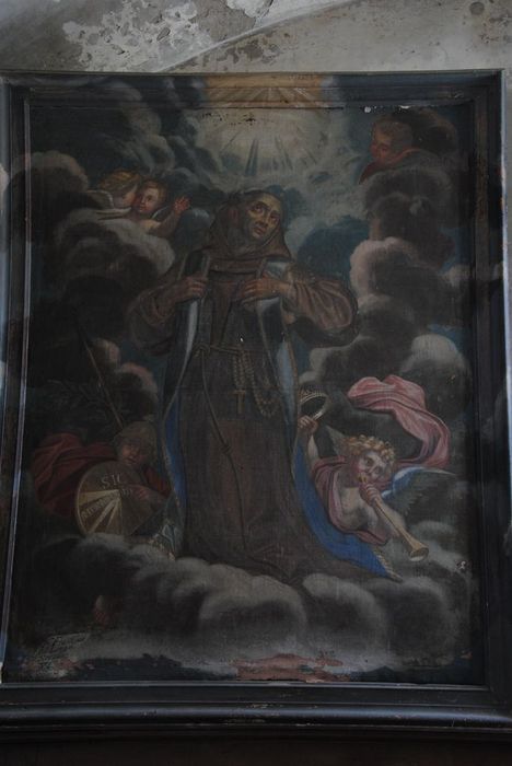 tableau : le Triomphe de saint François, vue générale - © Ministère de la Culture (France), Conservation des antiquités et des objets d’art de l’Ardèche – Tous droits réservés