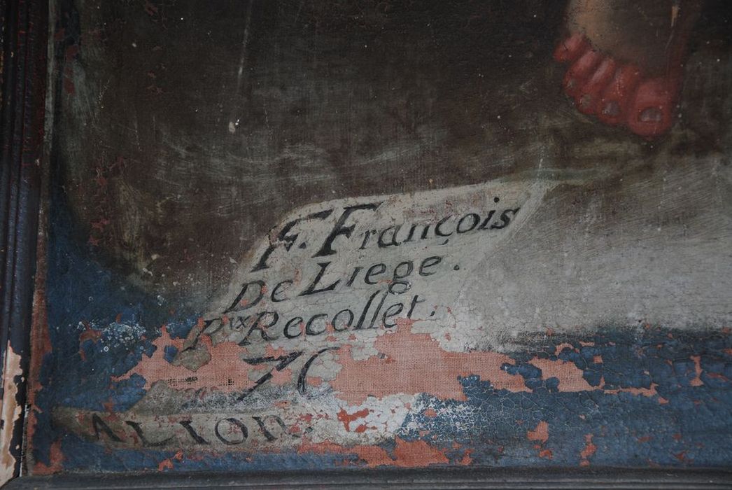 tableau : le Triomphe de saint François, détail