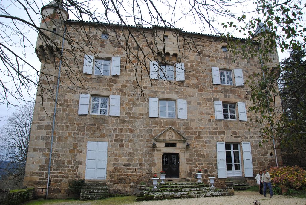 Château de Chazotte, façade Est, vue générale