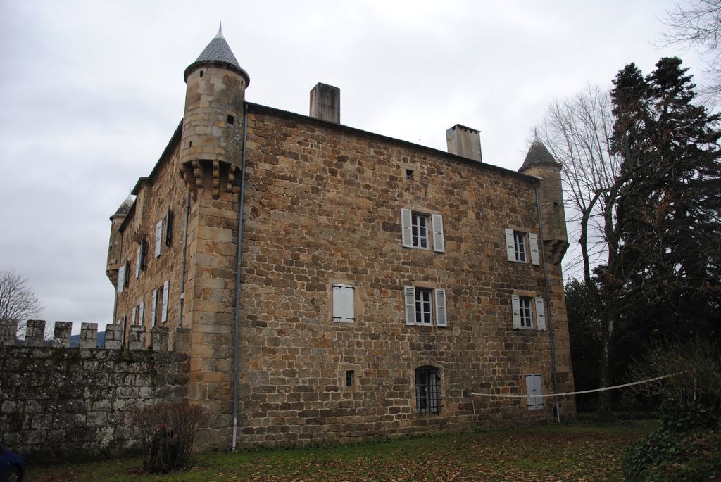 Château de Chazotte, façade Nord, vue générale