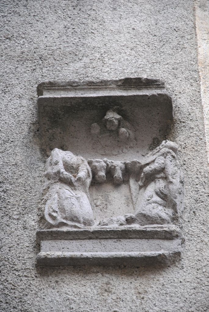 bas-relief : la Nativité, vue générale - © Ministère de la Culture (France), Médiathèque du patrimoine et de la photographie, Conservation des antiquités et des objets d’art de l’Ardèche – Tous droits réservés