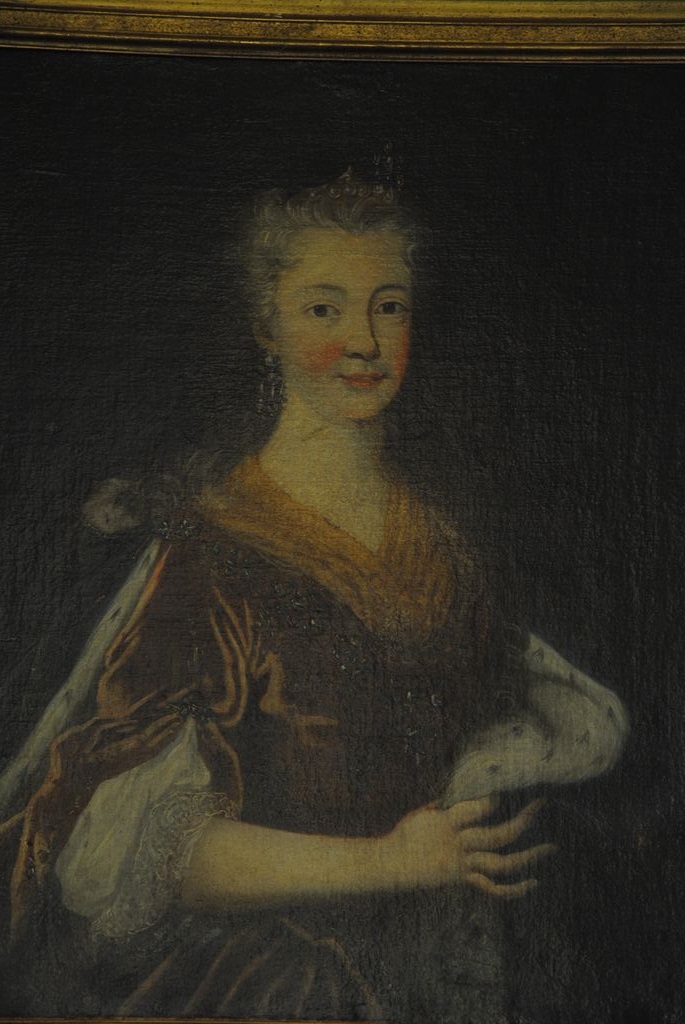 tableau : portrait présumé d'une princesse royale (probablement la princesse d'Harcourt), vue générale - © Ministère de la Culture (France), Médiathèque du patrimoine et de la photographie, Conservation des antiquités et des objets d’art de l’Ardèche – Tous droits réservés