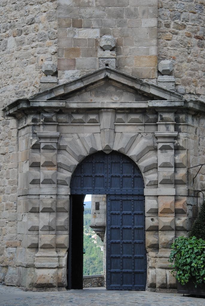 porche d’accès sud, vue générale