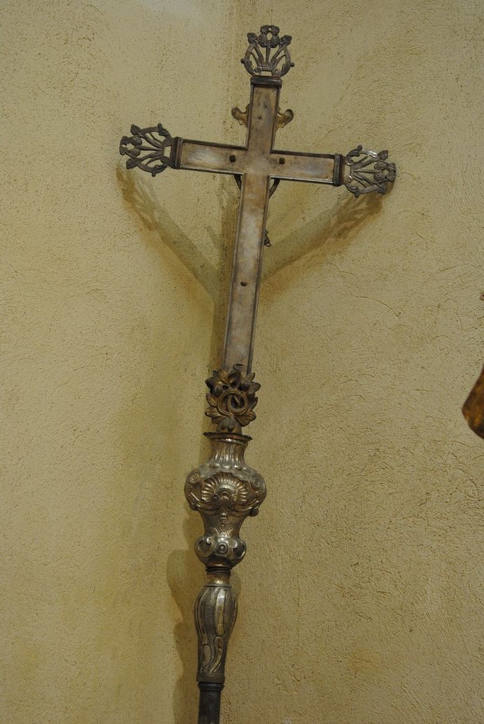 croix de procession, vue partielle - © Ministère de la Culture (France), Médiathèque du patrimoine et de la photographie, Conservation des antiquités et des objets d’art de l’Ardèche – Tous droits réservés