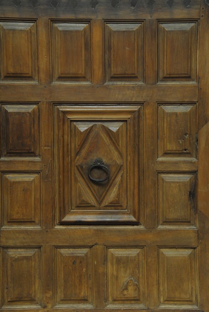 porte, vue partielle