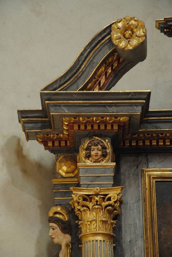 retable, détail