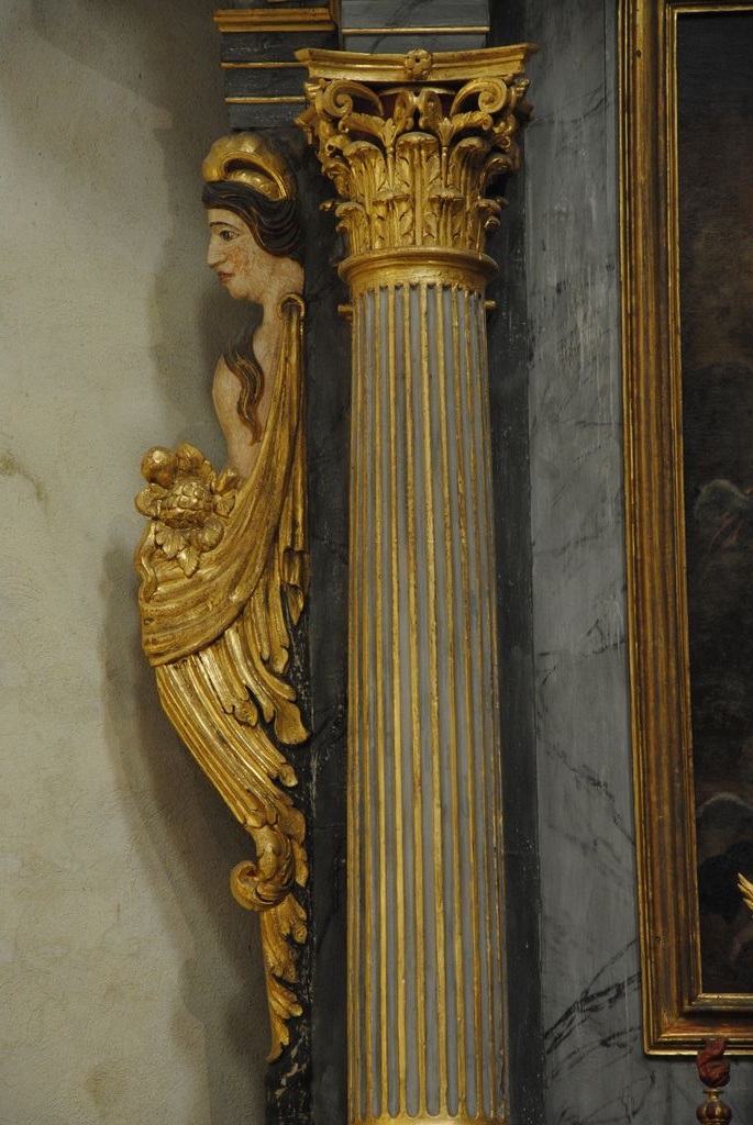 retable, détail