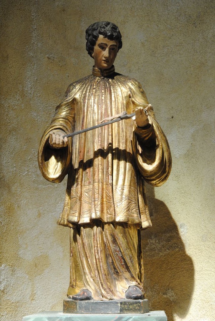 statue : Saint Stanislas Kotska, vue générale - © Ministère de la Culture (France), Conservation des antiquités et des objets d’art de l’Ardèche – Tous droits réservés
