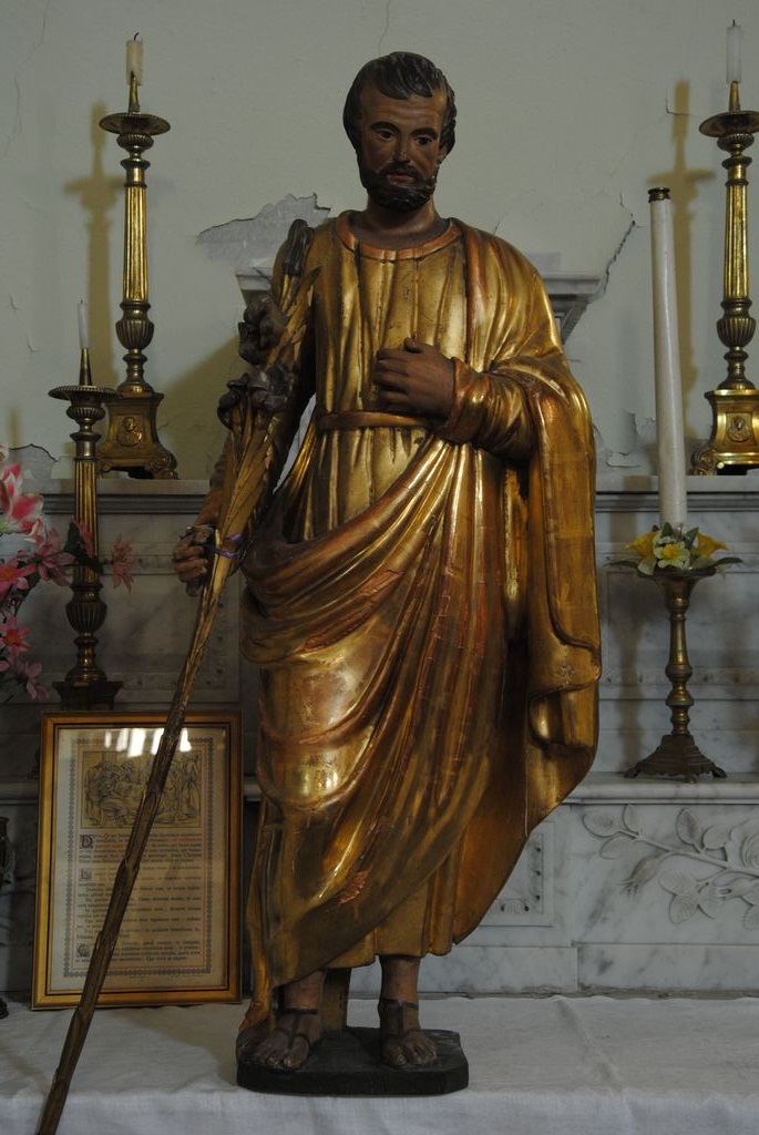 statue : Saint Joseph, vue générale - © Ministère de la Culture (France), Conservation des antiquités et des objets d’art de l’Ardèche – Tous droits réservés
