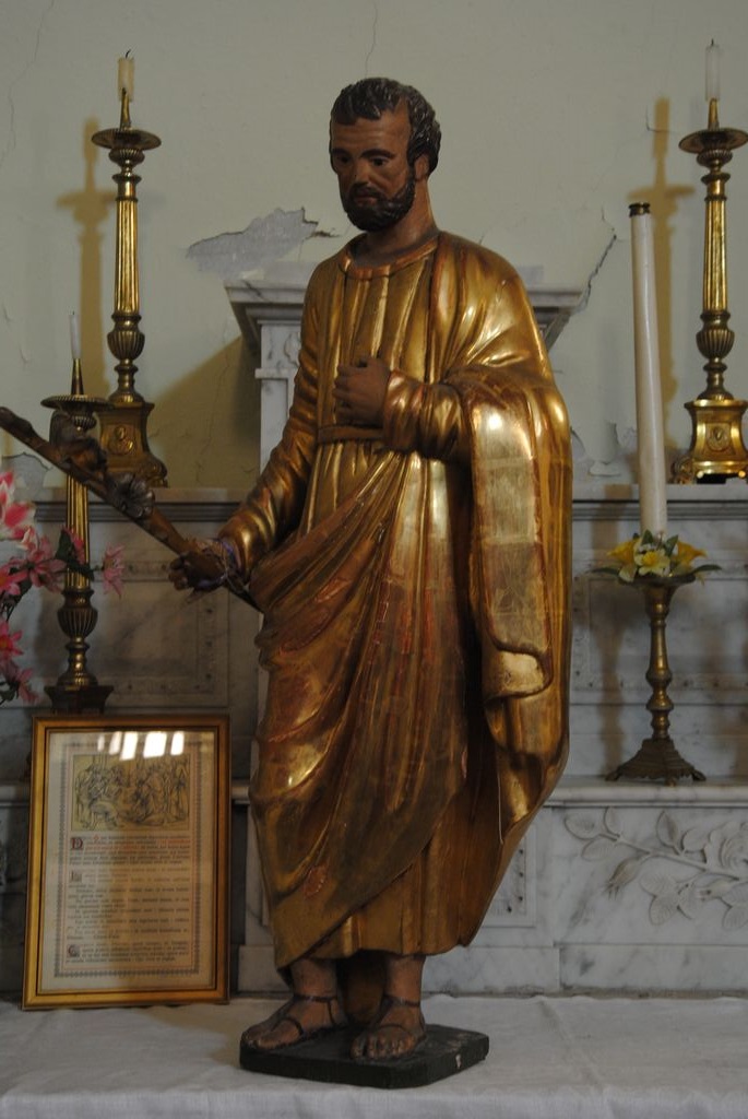 statue : Saint Joseph, vue générale - © Ministère de la Culture (France), Médiathèque du patrimoine et de la photographie, Conservation des antiquités et des objets d’art de l’Ardèche – Tous droits réservés