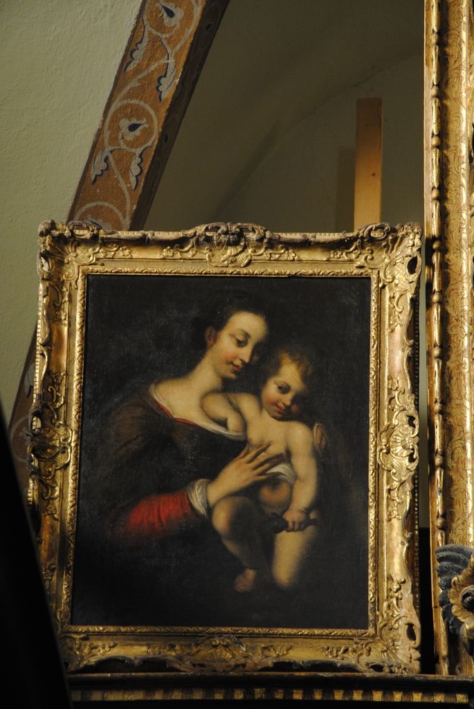 tableau : Vierge à l'Enfant (la), vue générale - © Ministère de la Culture (France), Conservation des antiquités et des objets d’art de l’Ardèche – Tous droits réservés