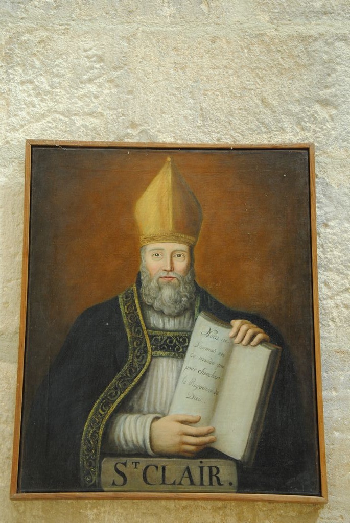 tableau : Saint Clair, vue générale - © Ministère de la Culture (France), Médiathèque du patrimoine et de la photographie, Conservation des antiquités et des objets d’art de l’Ardèche – Tous droits réservés