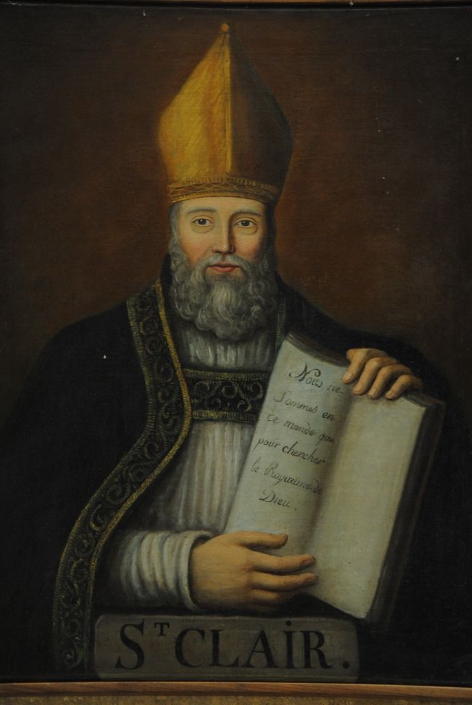 tableau : Saint Clair, vue générale - © Ministère de la Culture (France), Médiathèque du patrimoine et de la photographie, Conservation des antiquités et des objets d’art de l’Ardèche – Tous droits réservés