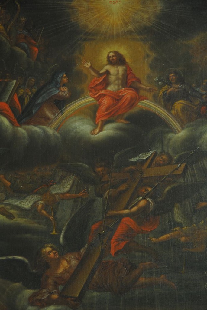 tableau : le Jugement dernier, vue partielle - © Ministère de la Culture (France), Médiathèque du patrimoine et de la photographie, Conservation des antiquités et des objets d’art de l’Ardèche – Tous droits réservés