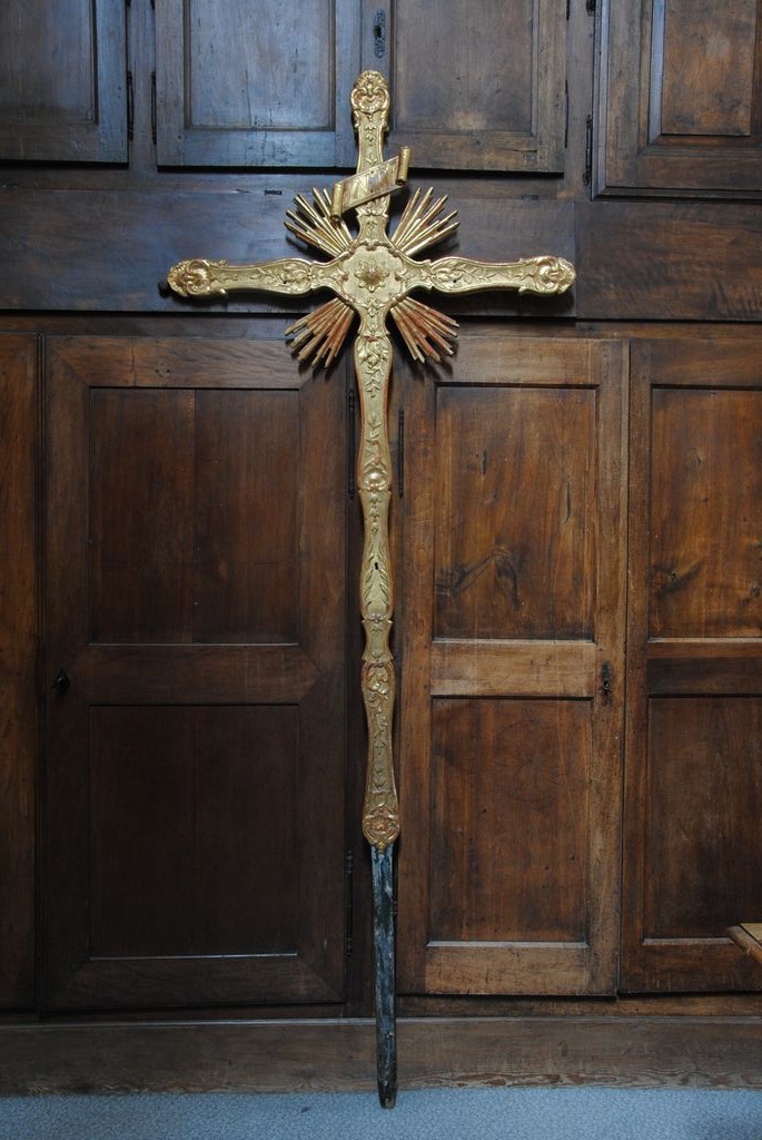 croix de procession, vue générale - © Ministère de la Culture (France), Médiathèque du patrimoine et de la photographie, Conservation des antiquités et des objets d’art de l’Ardèche – Tous droits réservés