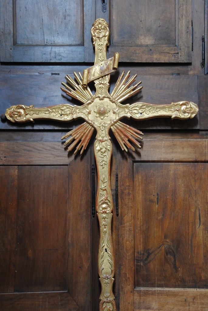 croix de procession, vue générale - © Ministère de la Culture (France), Médiathèque du patrimoine et de la photographie, Conservation des antiquités et des objets d’art de l’Ardèche – Tous droits réservés