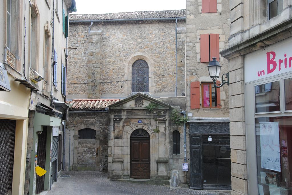 porche d’accès nord, vue générale