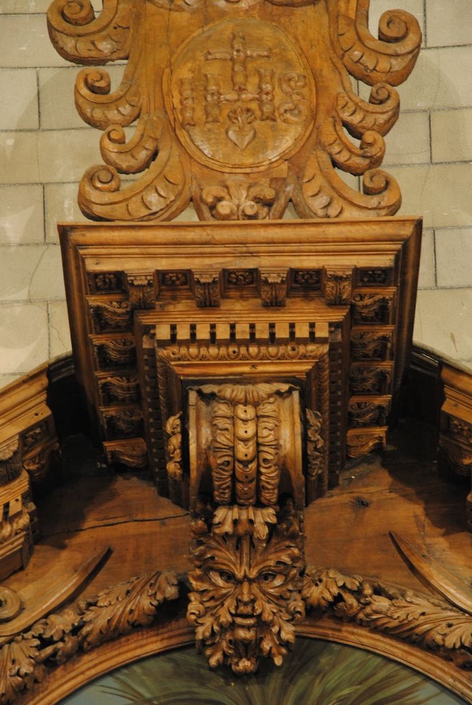 autel (maître-autel), retable, détail