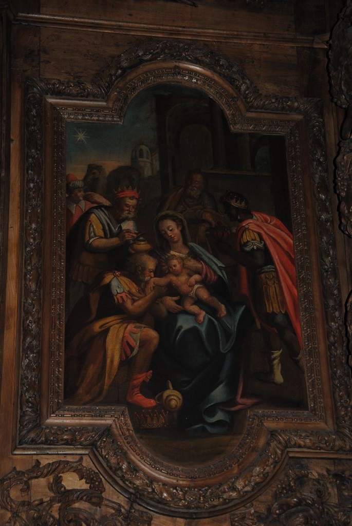 autel (maître-autel), tableau : Adoration des Mages, vue générale