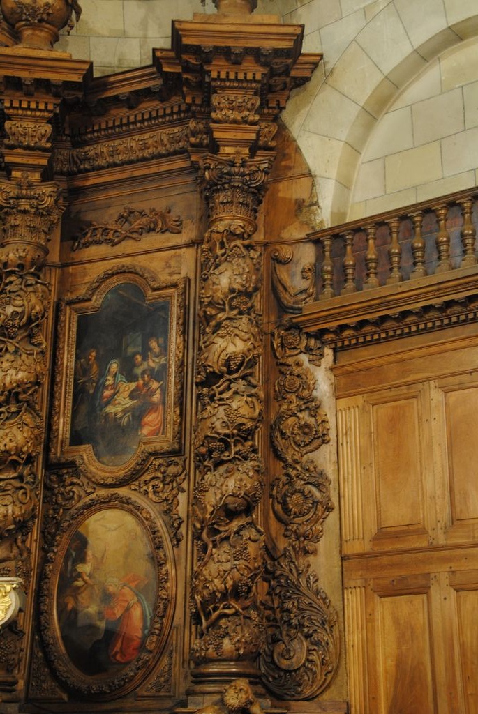 autel (maître-autel), retable, détail