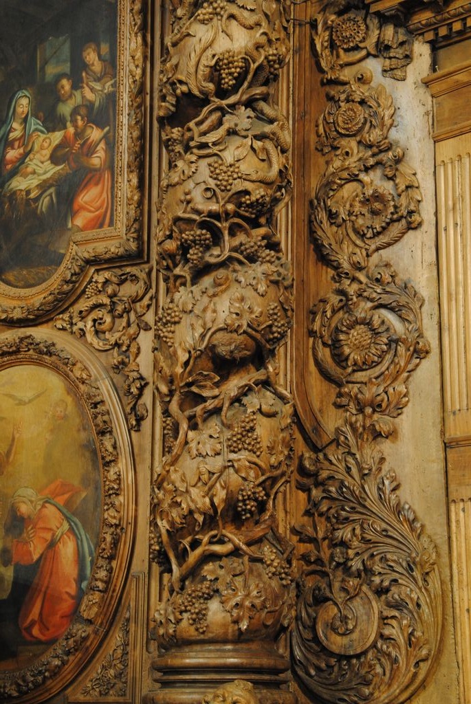 autel (maître-autel), retable, détail