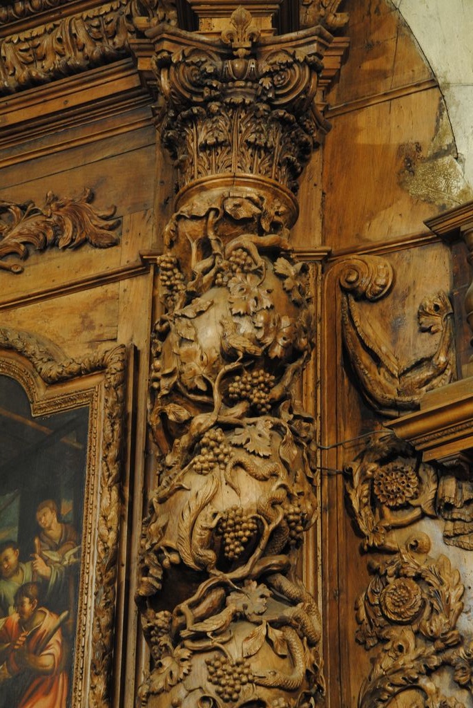 autel (maître-autel), retable, détail