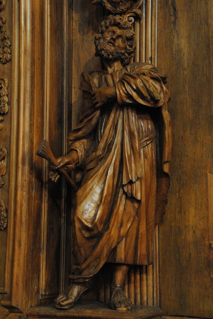 retable de la Vierge, statue : saint Joachim, vue générale