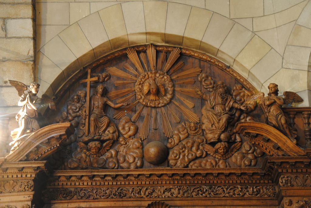 retable de saint Ignace de Loyola et de saint Jean-François Régis, vue partielle