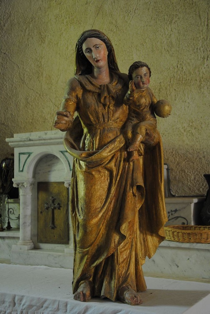 statue : Vierge à l'Enfant, vue générale