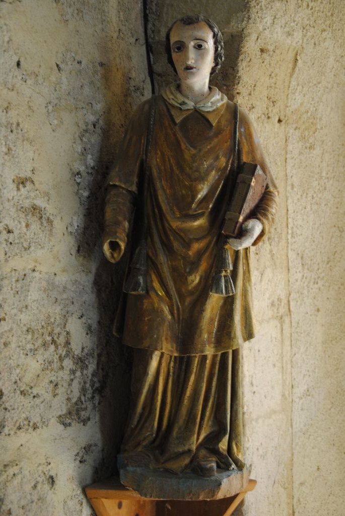 statue : saint Diacre, vue générale