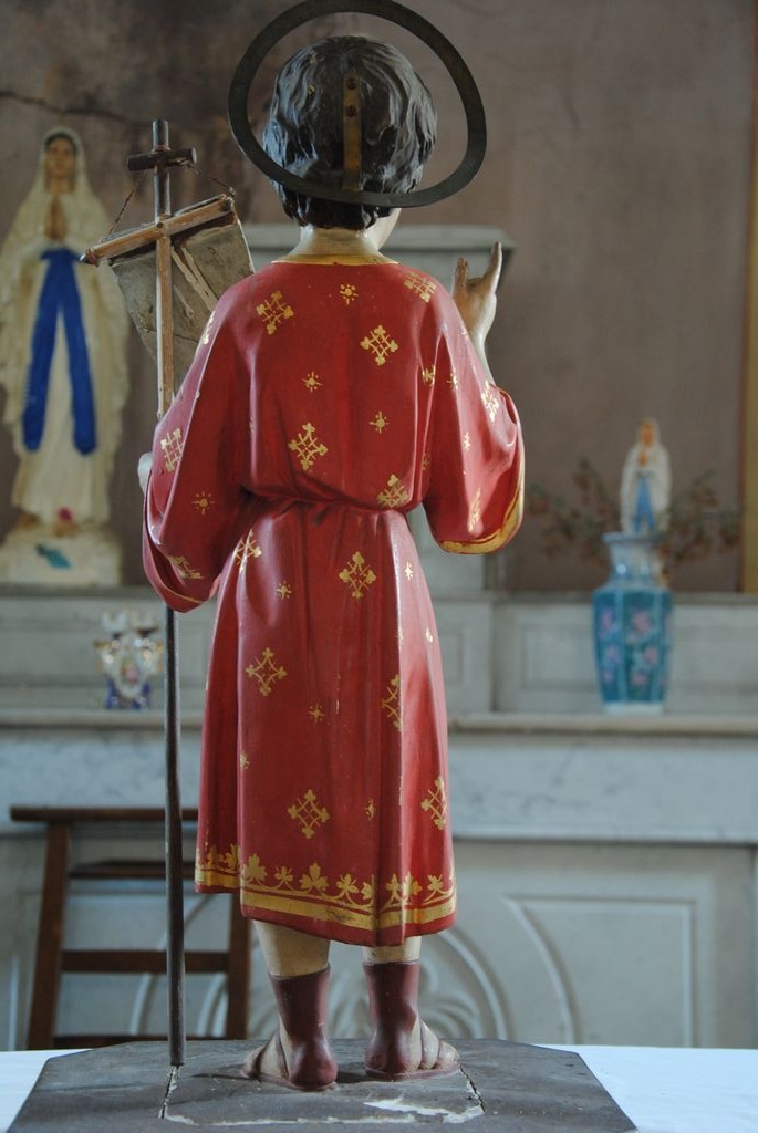 statue : Saint Barulas, vue générale du revers