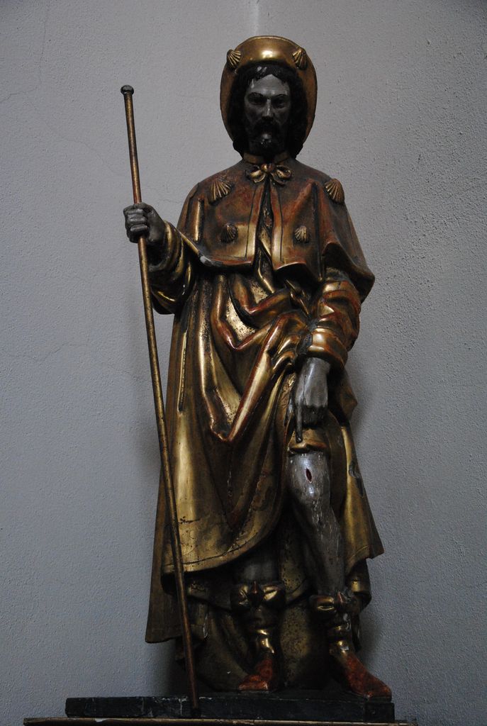 statue : Saint Roch, vue générale