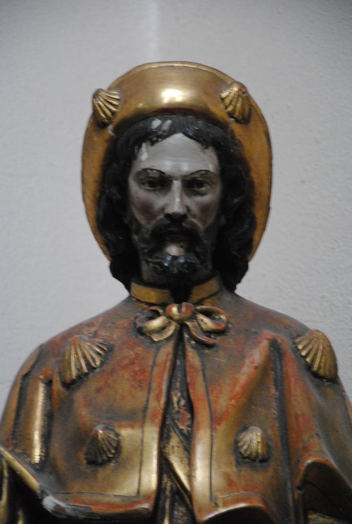 statue : Saint Roch, vue partielle