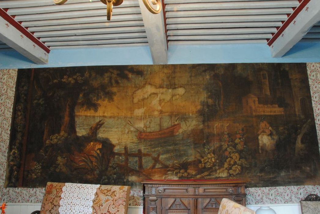 tableau (partie 1), vue générale - © Ministère de la Culture (France), Conservation des antiquités et des objets d’art de l’Ardèche – Tous droits réservés