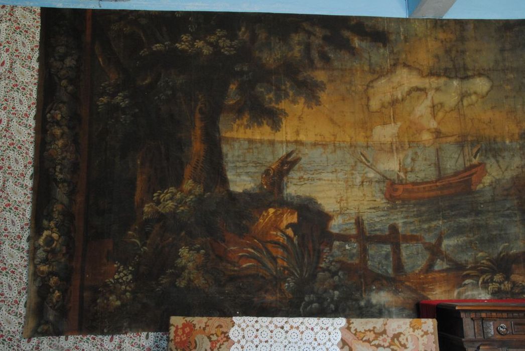 tableau (partie 1), vue partielle - © Ministère de la Culture (France), Médiathèque du patrimoine et de la photographie, Conservation des antiquités et des objets d’art de l’Ardèche – Tous droits réservés