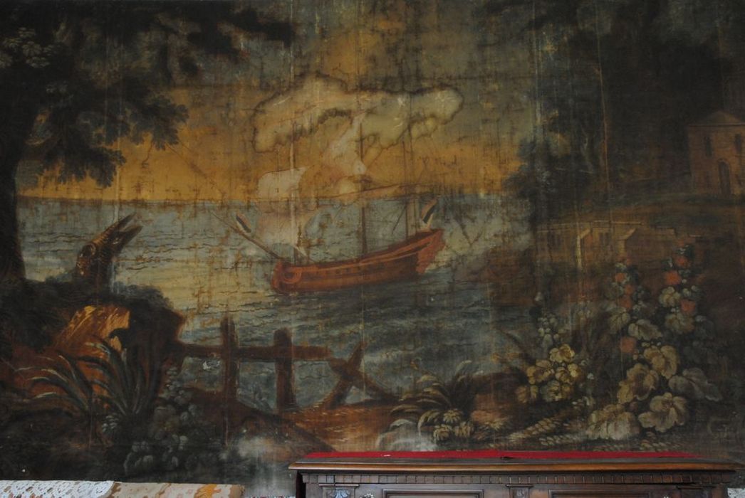 tableau (partie 1), vue partielle - © Ministère de la Culture (France), Médiathèque du patrimoine et de la photographie, Conservation des antiquités et des objets d’art de l’Ardèche – Tous droits réservés