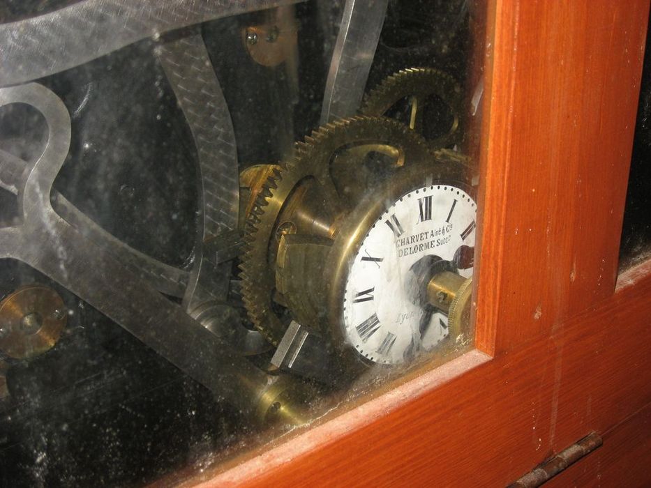 Mécanisme d'horloge, détail
