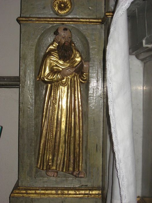 retable secondaire, détail