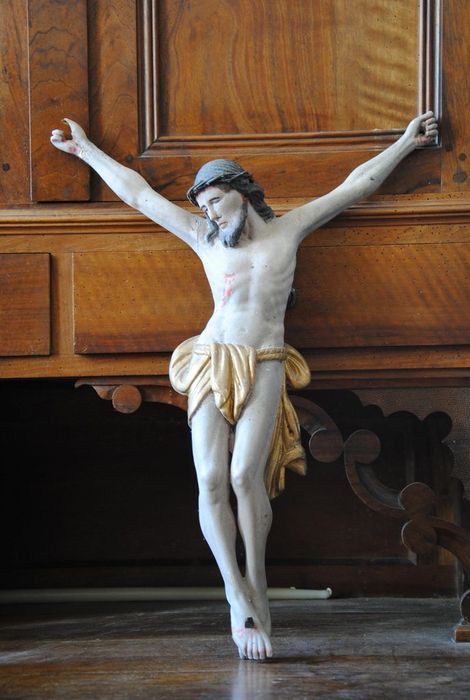croix de confrérie (Christ déposé) - © Ministère de la Culture (France), Conservation des antiquités et des objets d’art de l'Ardèche - Tous droits réservés