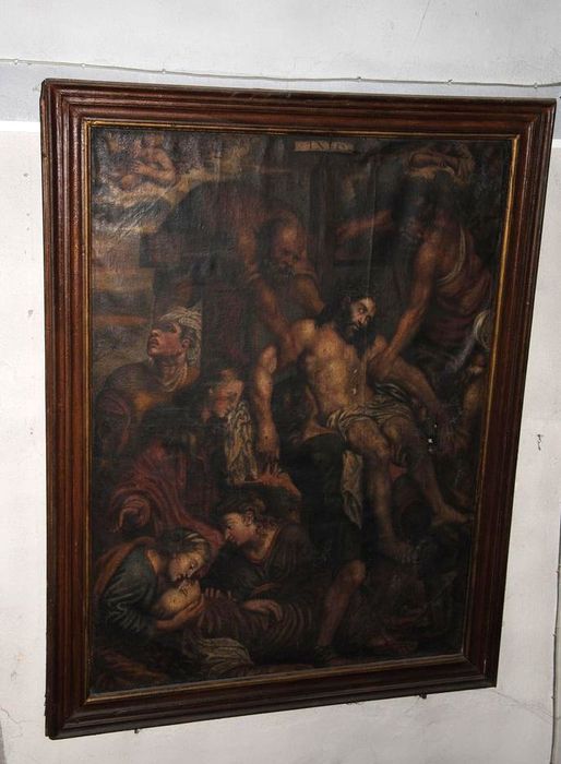 tableau : Déposition de croix (la) - © Ministère de la Culture (France), Conservation des antiquités et des objets d’art de l'Ardèche - Tous droits réservés